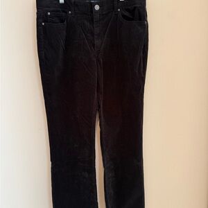 Black Corduroy Boot Cut Pants